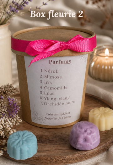Box Découverte 7 fondants parfumés – Fleurie
